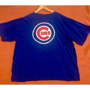 Blue Fanatics Cubs XXXLT Short Sleeve T-Shirt Pre-Owned